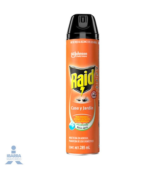 Insecticida Raid Casa y Jardín Aerosol 285 ml