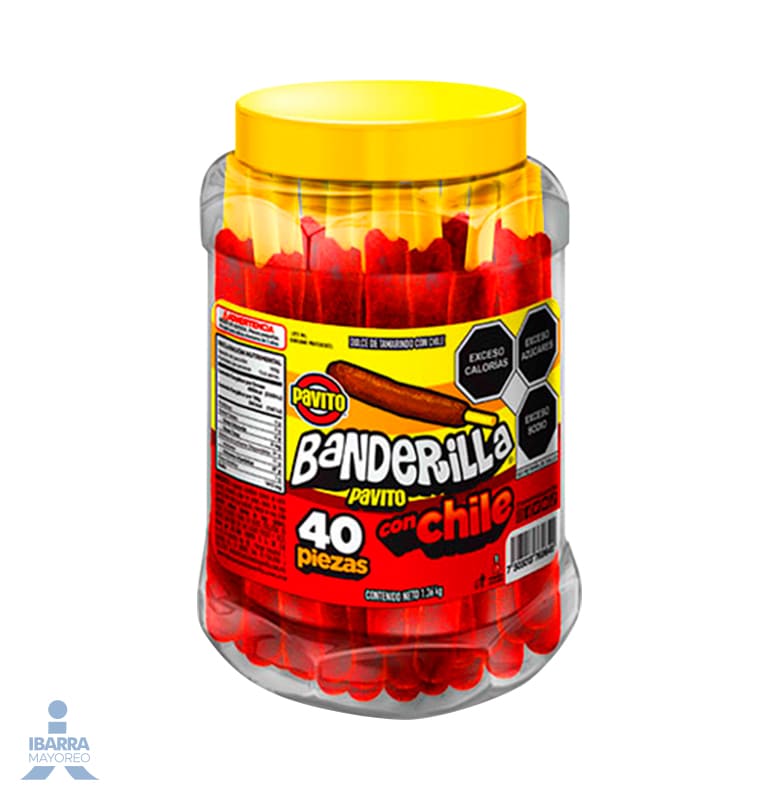 Banderilla Pavito Enchilada 40 pzas.