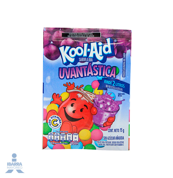 Refresco Kool Aid Uvantastica 15 g