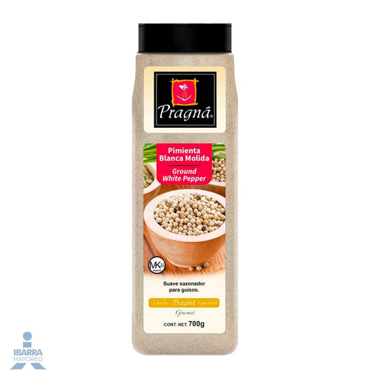 Especia Pimienta Blanca Molida Pragna 700 g