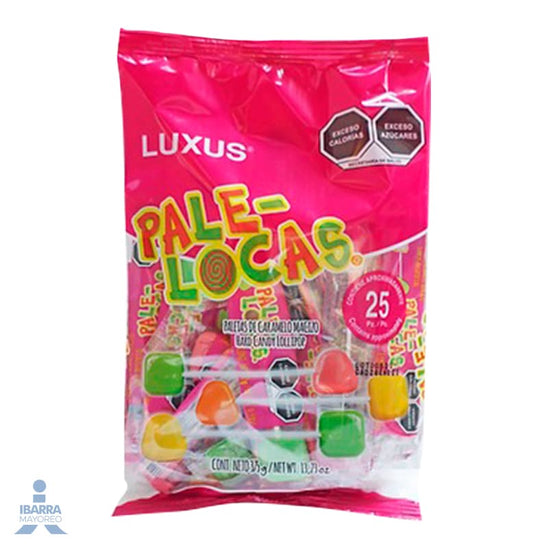 Paleta Luxus Paleloca Bisabor 25 pzas.