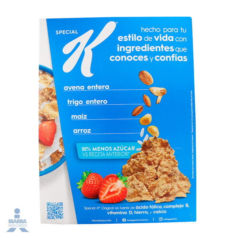 Cereal Kelloggs Special K 90% menos azúcar 530 g