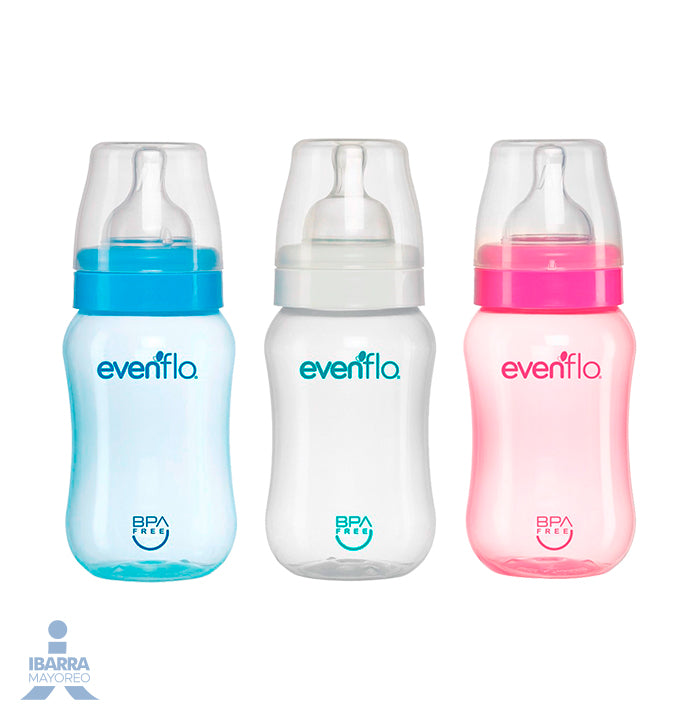 Biberón Evenflo Colores 8 oz