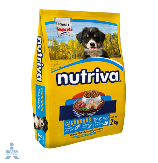 Alimento Nutriva Perro Cachorro 2 kg