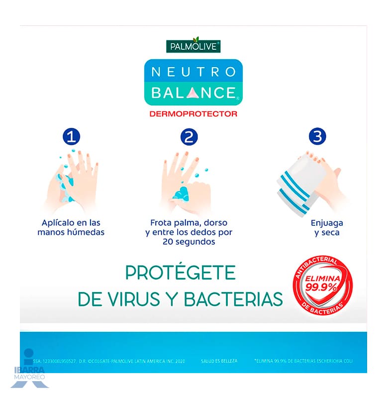 Jabón de tocador Palmolive Neutro Balance Antibacterial 120 g