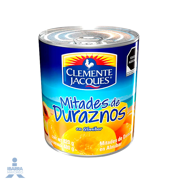 Durazno Clemente Jacques Mitades 820 g