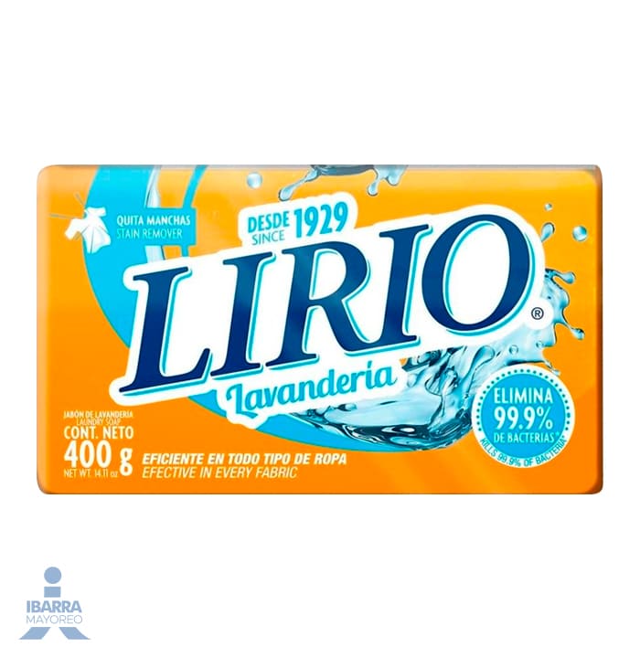 Jabón Lirio Amarillo con Envoltura 400 g