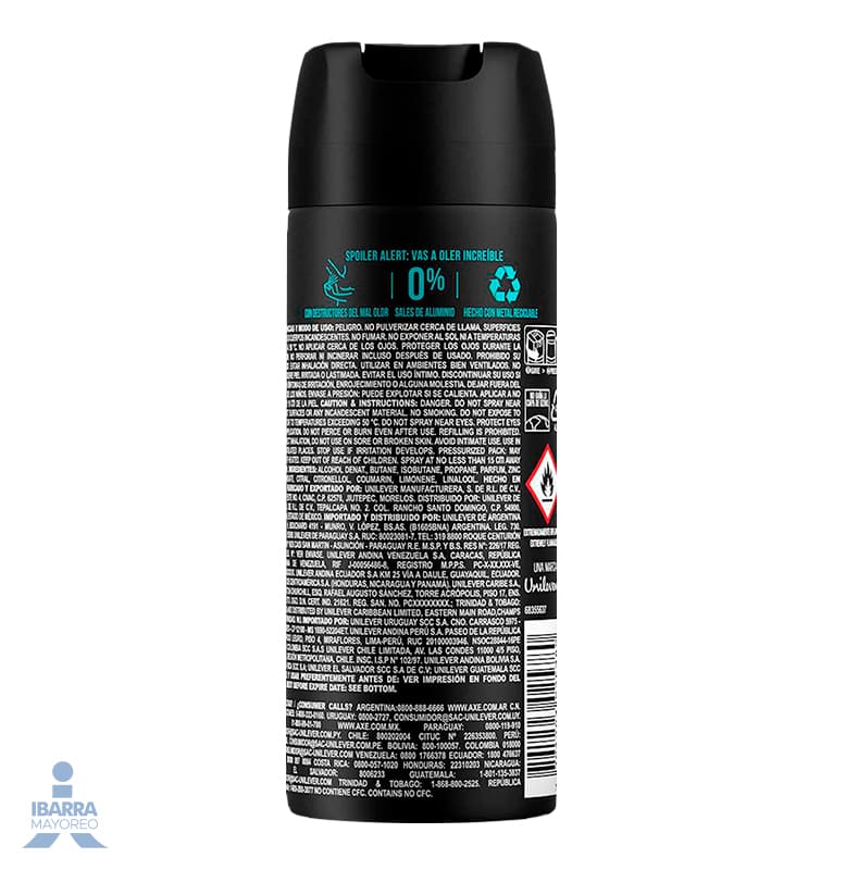 Desodorante Axe Apollo Hombre Aerosol 96 g
