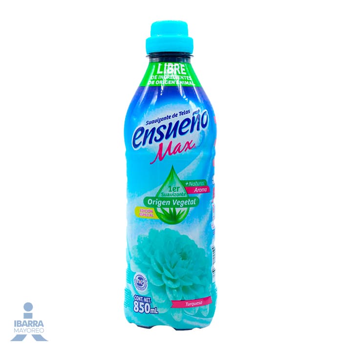 Suavizante Ensueño Max Turquesa 850 ml