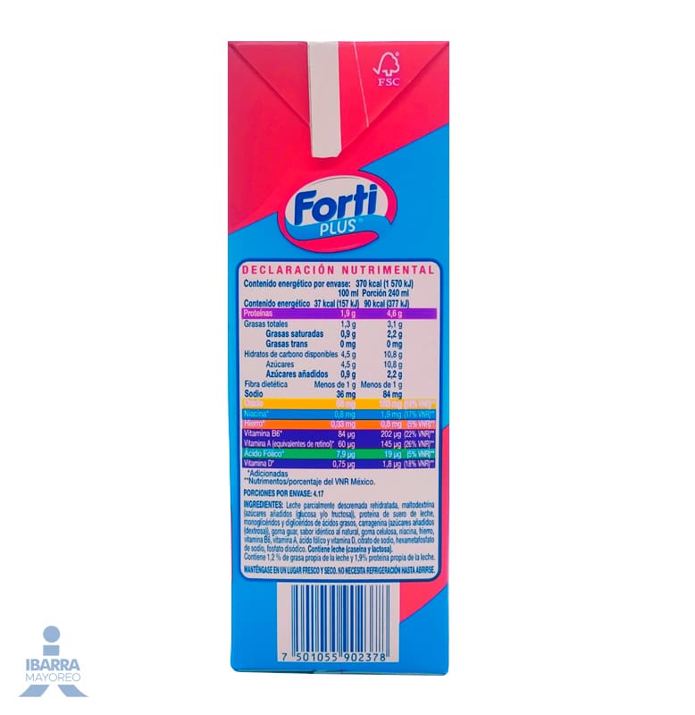 Producto Lácteo Fortiplus 1 L
