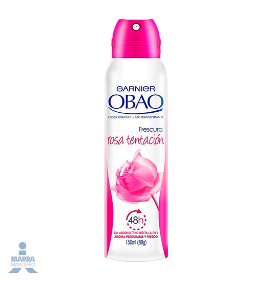 Desodorante Obao Mujer Rosa Tentación Aerosol 150 ml