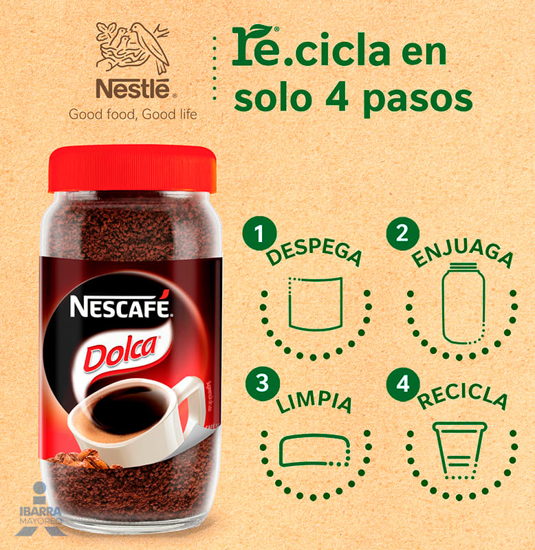 Café Soluble Nescafé Dolca con Caramelo frasco 80 g