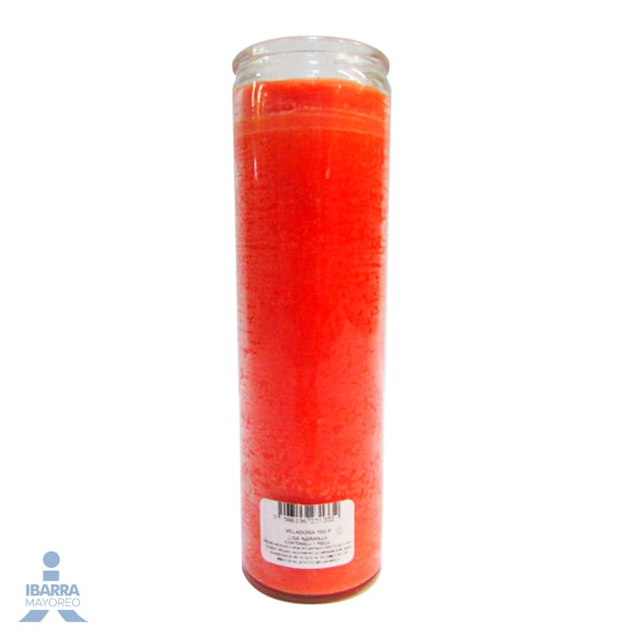 Veladora Mística Lisa Naranja 105P