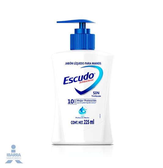 Jabón de Tocador Escudo Blanco Líquido 225 ml