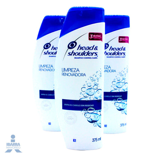 Shampoo Head & Shoulders Normal Limpieza Renovadora 375 ml
