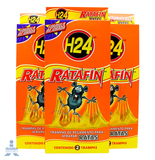 Trampa para Rata H24 Ratafín 2 pzas.