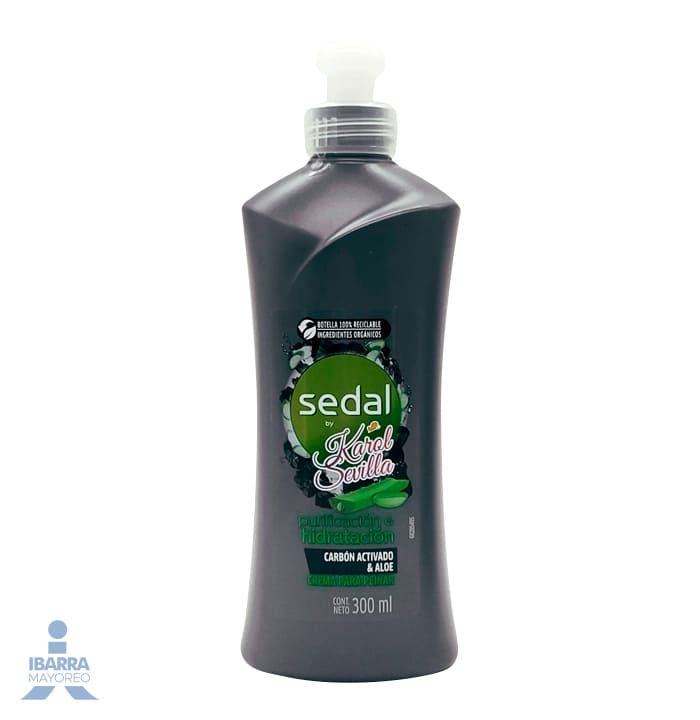 Crema para peinar Sedal Carbón Activado & Aloe 300 ml