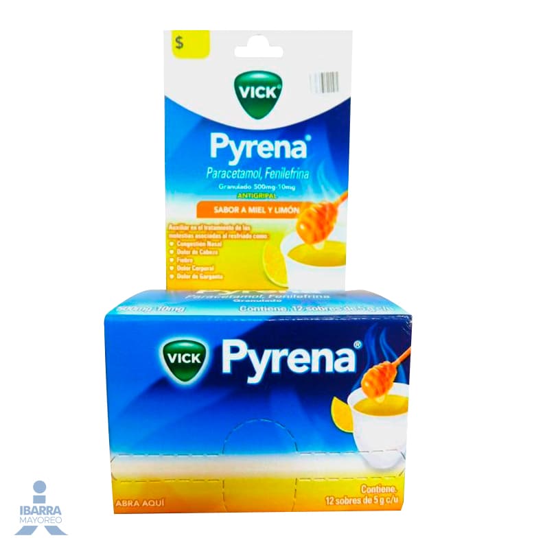 Vick Pyrena Exhibidor 12 g / 12 sobres