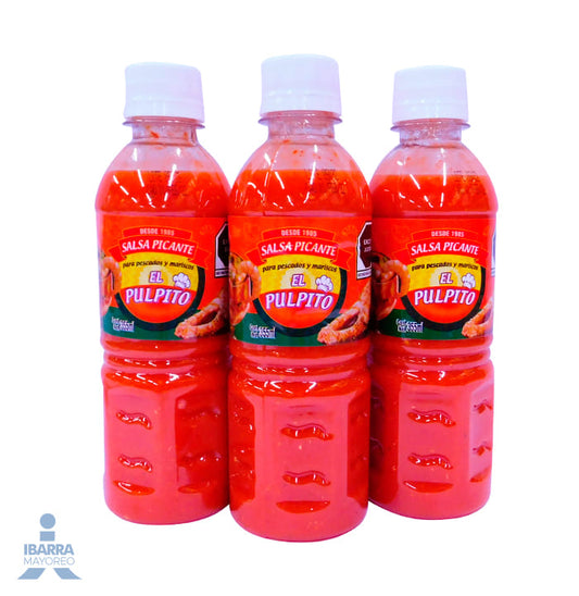 Salsa Picante Roja El Pulpito 355 ml