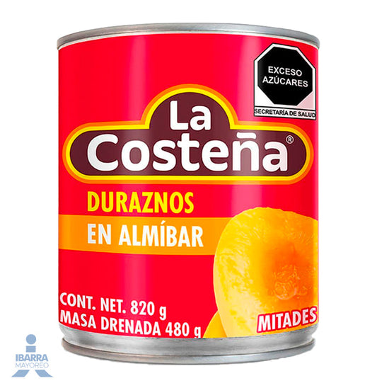 Durazno La Costeña Mitades 820 g