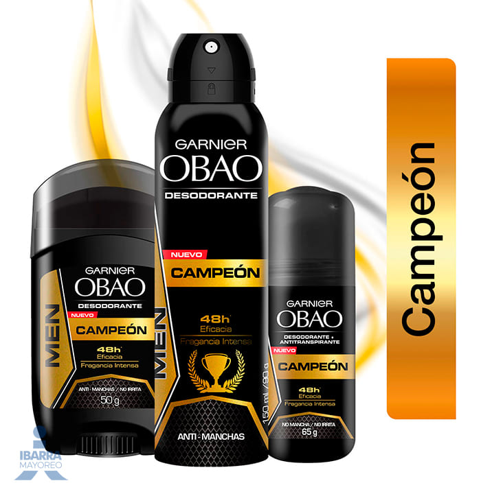 Desodorante Obao Hombre Campeón Roll On 65 g