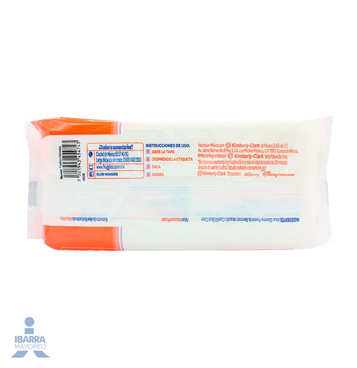 Toallitas Húmedas Huggies Repuesto con Aroma 72 pzas.