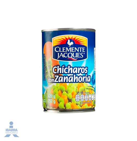 Chícharo con Zanahoria Clemente Jacques 420 g