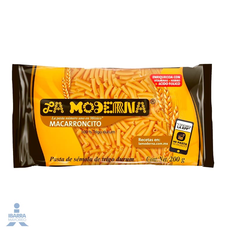 Pasta La Moderna Macarrón Corto 200 g