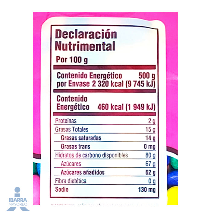 Chocolate Selfies Confitado 500 g