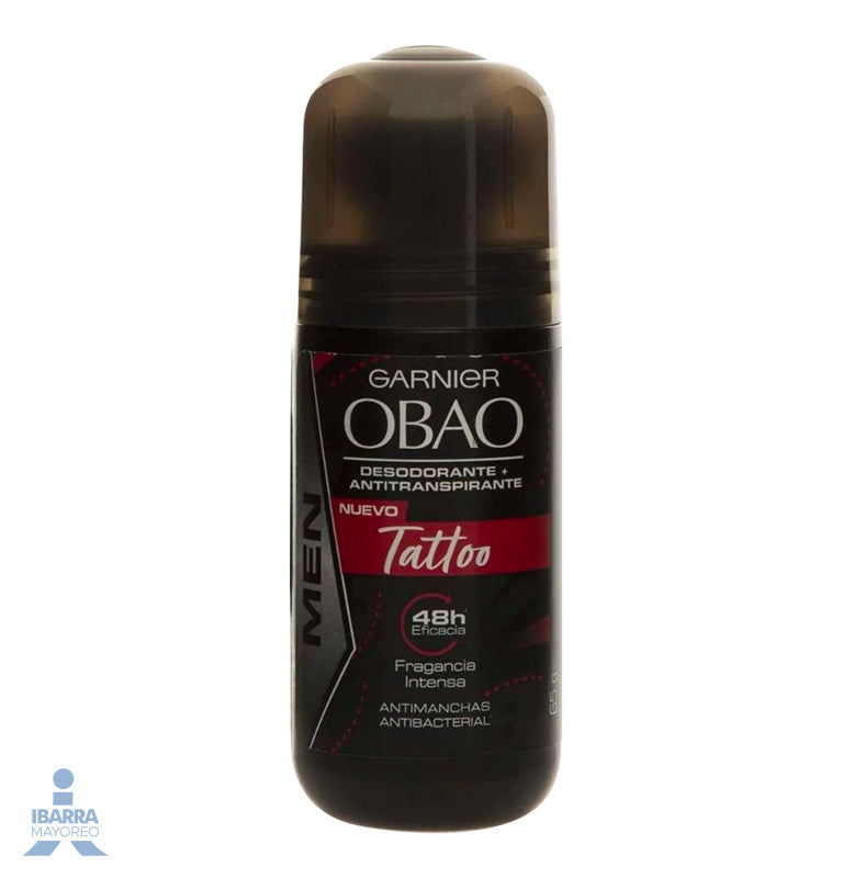 Desodorant Obao Hombre Tattoo Roll On 65 g