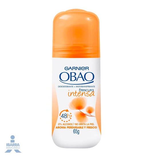 Desodorante Obao Mujer Frescura Intensa Roll On 65 g