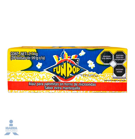 Palomitas Fun Pop Extra Mantequilla 99 g