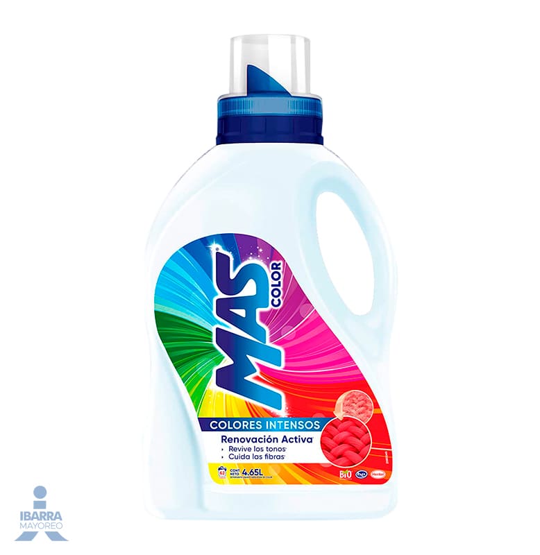 Detergente Líquido Mas Color Multipoder 4.65 L – Mayorista Ibarra