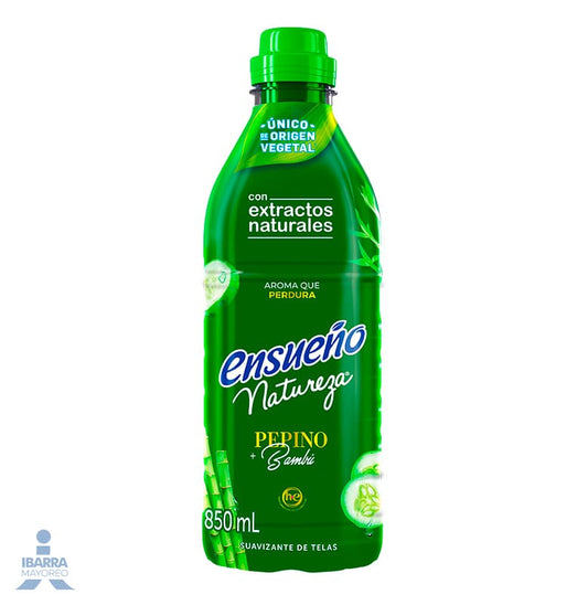 Suavizante Ensueño Natureza Pepino Bambú 850 ml