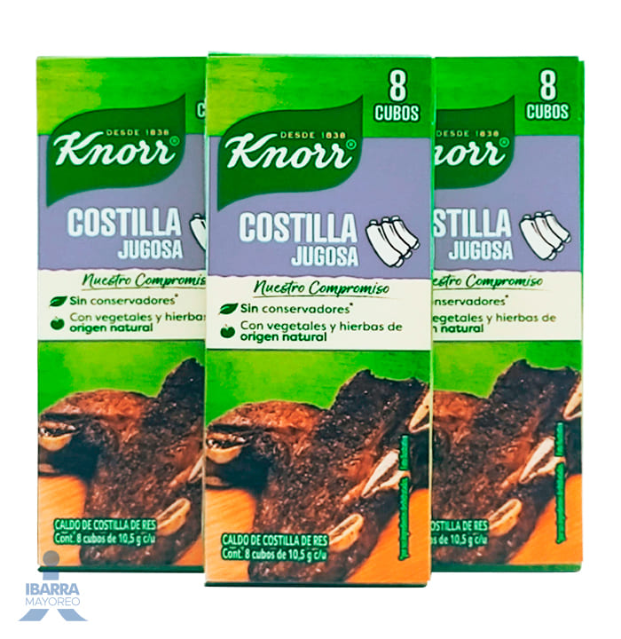 Knorr Caldo de Costilla 8 pzas.