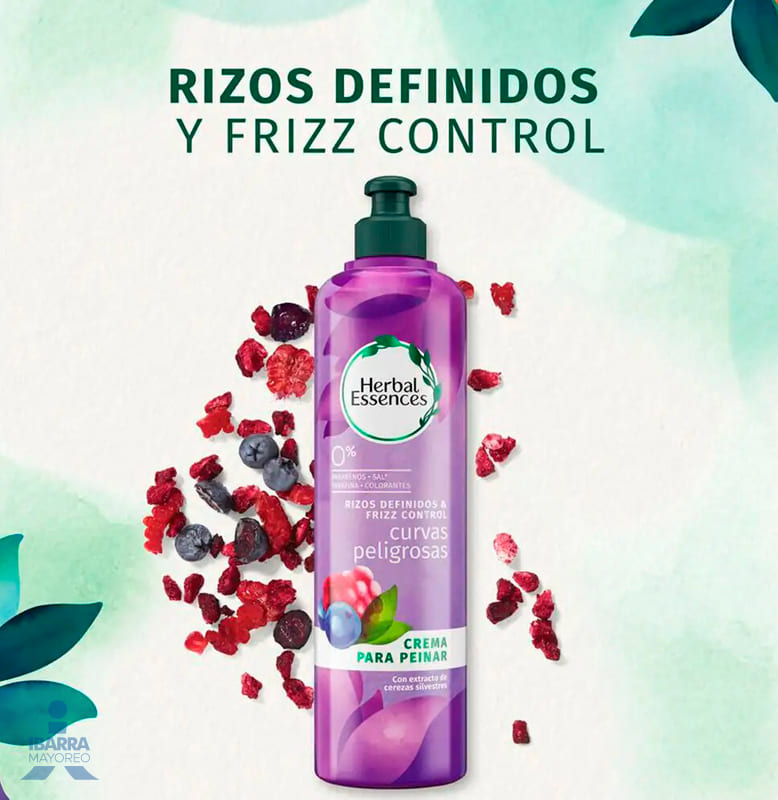 Crema para peinar Herbal Essences Curvas Peligrosas 285 ml