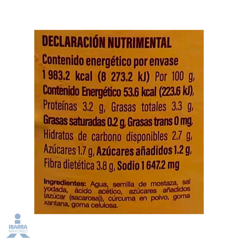 Mostaza Star Value 3.53 kg