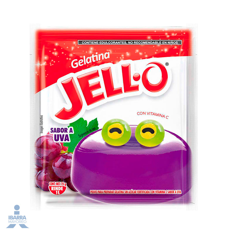 Gelatina Jell-O Uva 25 g