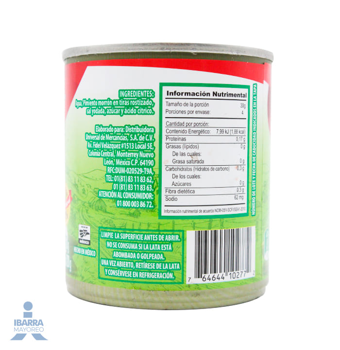 Pimiento Morrón Tiras Very Good 220 g