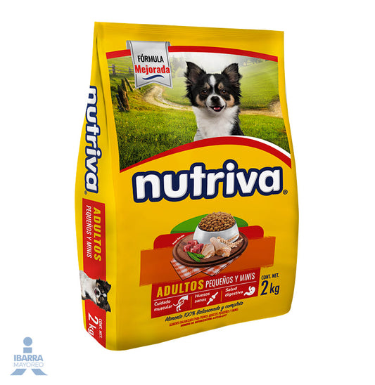 Alimento Nutriva Perro Razas Pequeñas y Minis Adulto 2 kg