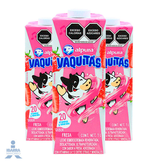 Leche Alpura Fresa 1 L