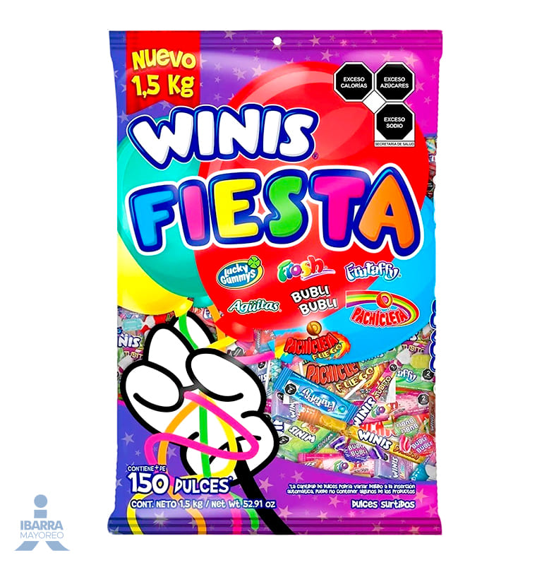 Dulce Winis Bolsa Fiesta 1.5 kg