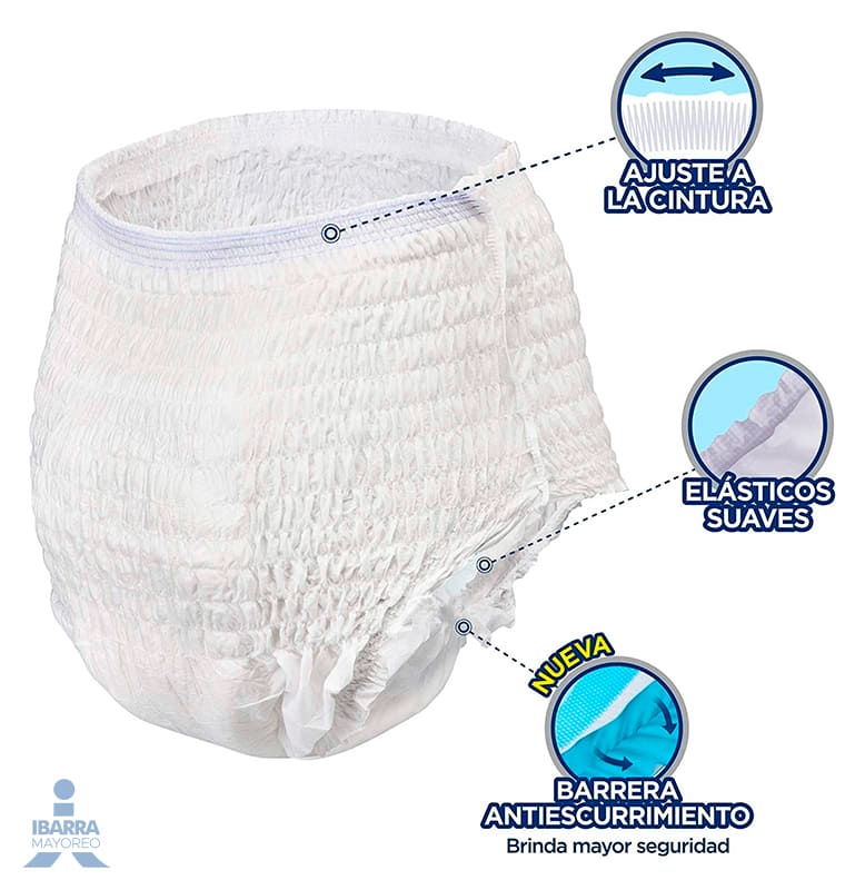 Pañal Tena Adulto Pants Maxi Protect Mediano 10 pzas.
