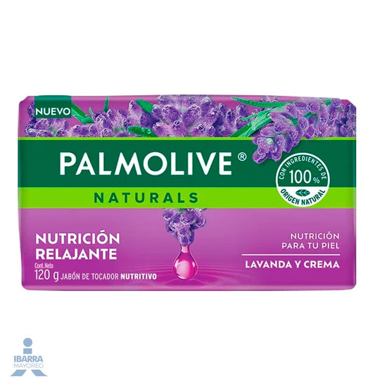 Jabón de tocador Palmolive Naturals Lavanda y Crema 120 g