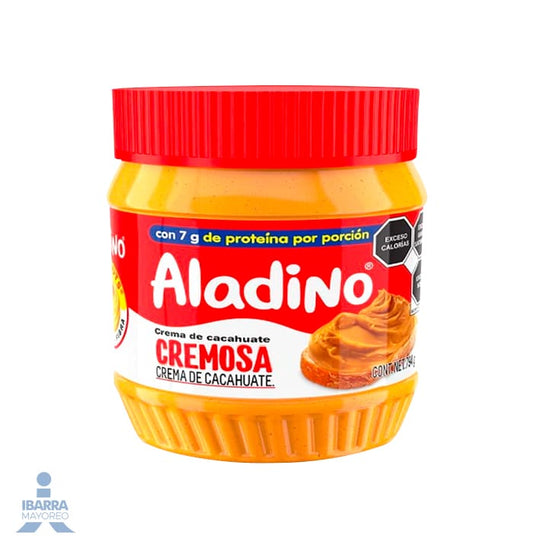 Crema de Cacahuate Aladino Cremosa 340 g