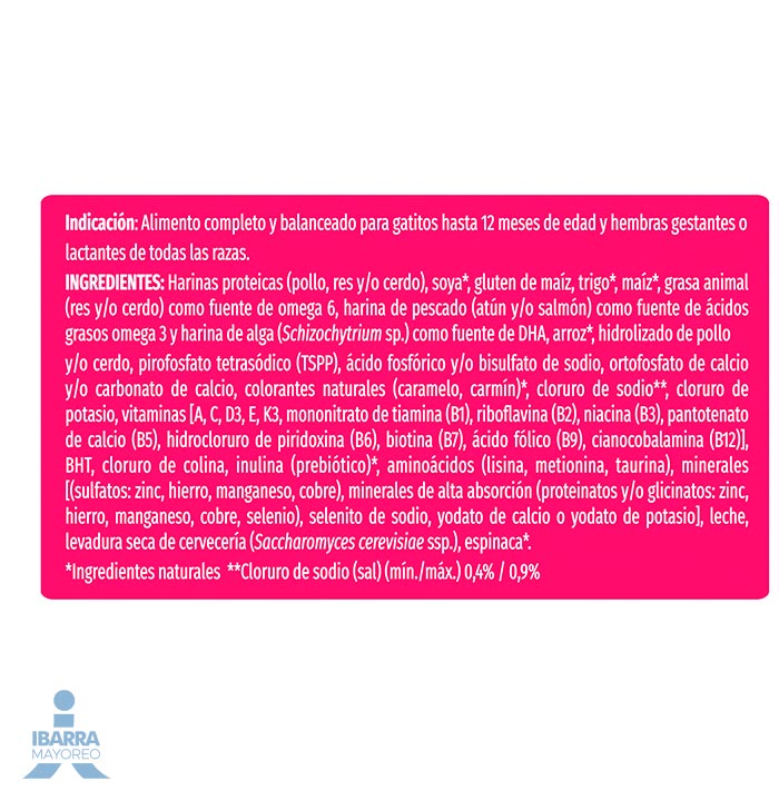 Alimento Purina Cat Chow Gatitos Pescado y Carne 1.5 kg