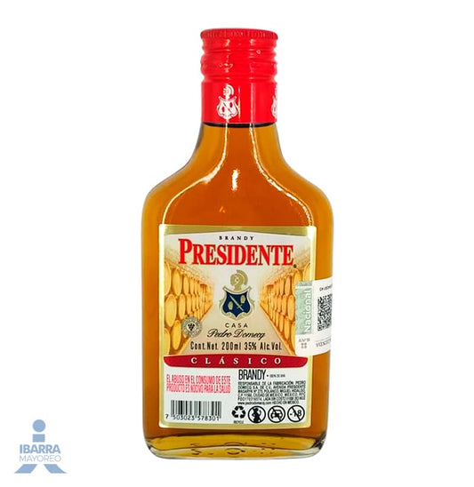 Brandy Domecq Presidente Clásico 200 ml
