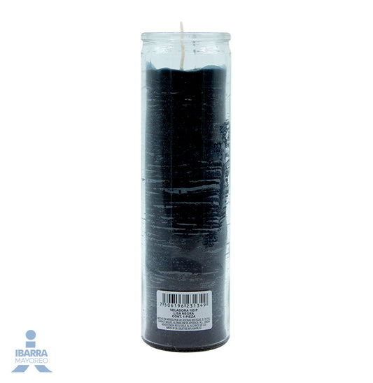 Veladora Mística Lisa Negra 105P