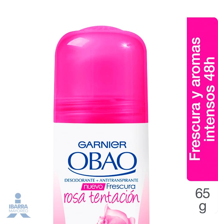 Desodorante Obao Mujer Rosa Tentación Roll On 65 g