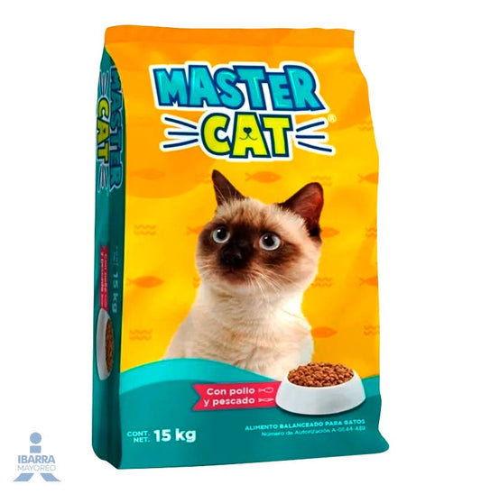 Alimento Master Cat Pollo y Pescado 15 kg